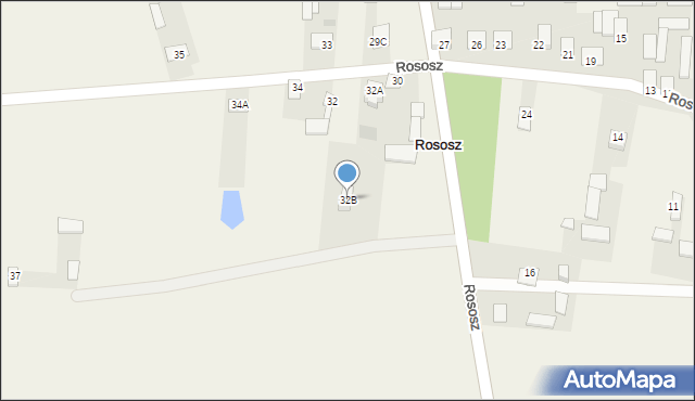 Rososz, Rososz, 32B, mapa Rososz