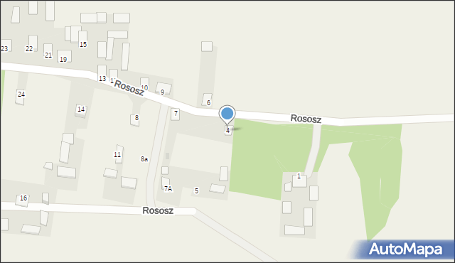 Rososz, Rososz, 4, mapa Rososz