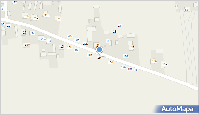 Rososz, Rososz, 16f, mapa Rososz