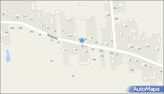 Rososz, Rososz, 37, mapa Rososz