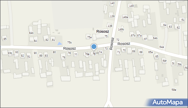 Rososz, Rososz, 76, mapa Rososz