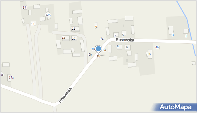 Rososz, Rososz, 8b, mapa Rososz