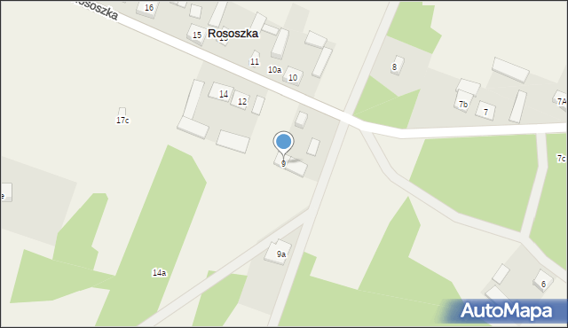 Rososzka, Rososzka, 9, mapa Rososzka