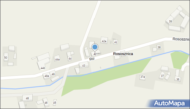 Rososznica, Rososznica, 42, mapa Rososznica