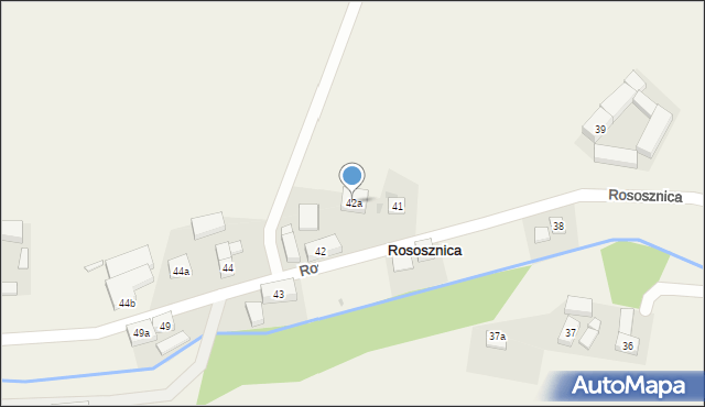 Rososznica, Rososznica, 42a, mapa Rososznica