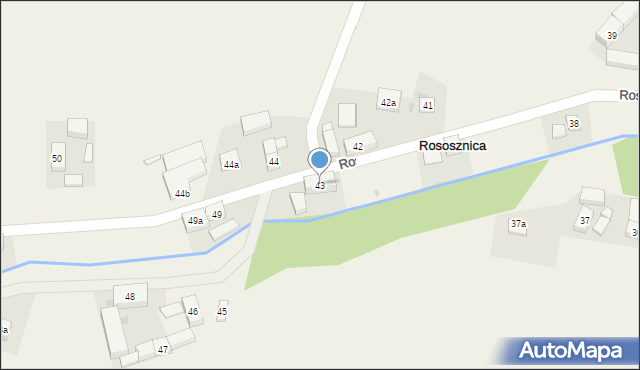 Rososznica, Rososznica, 43, mapa Rososznica