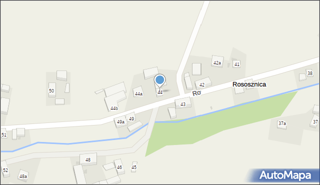 Rososznica, Rososznica, 44, mapa Rososznica