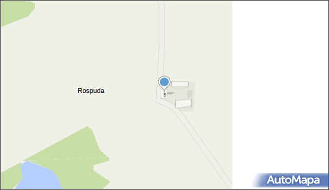 Rospuda, Rospuda, 8, mapa Rospuda