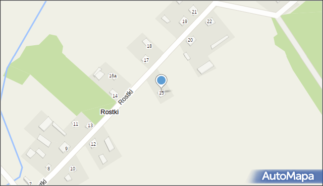 Rostki, Rostki, 15, mapa Rostki