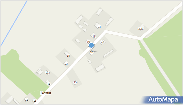 Rostki, Rostki, 20, mapa Rostki