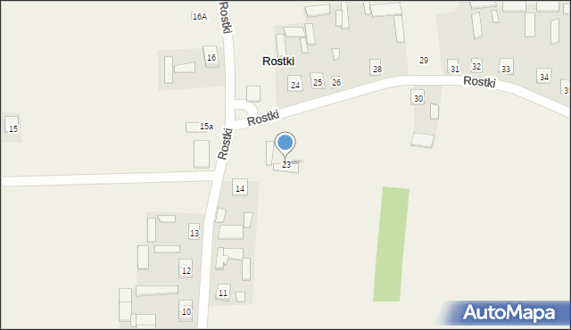 Rostki, Rostki, 23, mapa Rostki