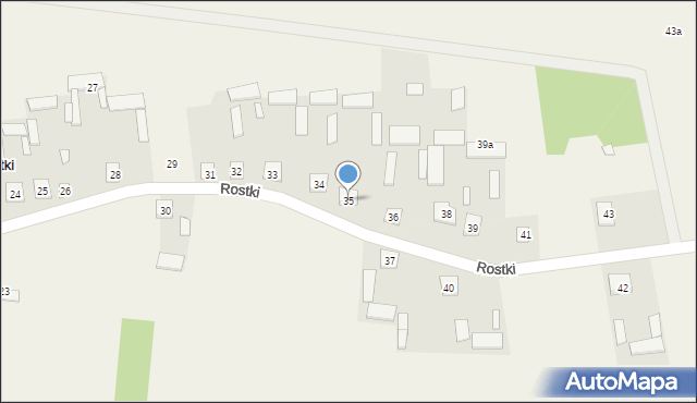 Rostki, Rostki, 35, mapa Rostki