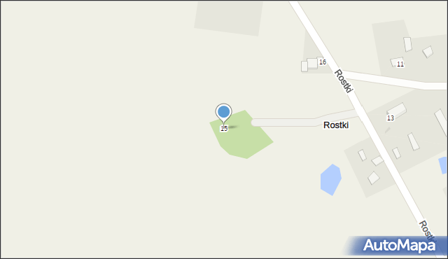 Rostki, Rostki, 15, mapa Rostki