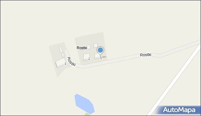 Rostki, Rostki, 1, mapa Rostki