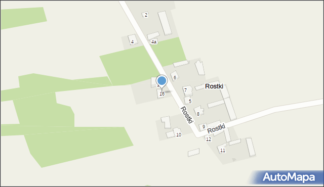 Rostki, Rostki, 16, mapa Rostki