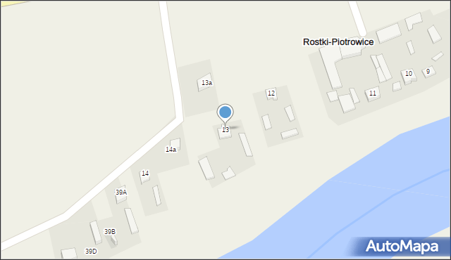 Rostki-Piotrowice, Rostki-Piotrowice, 13, mapa Rostki-Piotrowice