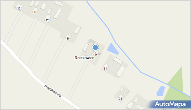 Rostkowice, Rostkowice, 35, mapa Rostkowice