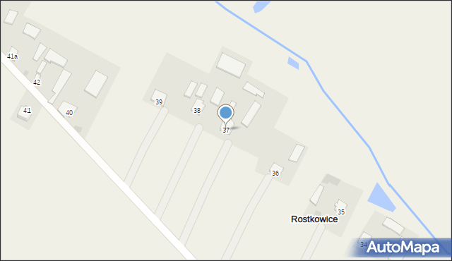 Rostkowice, Rostkowice, 37, mapa Rostkowice