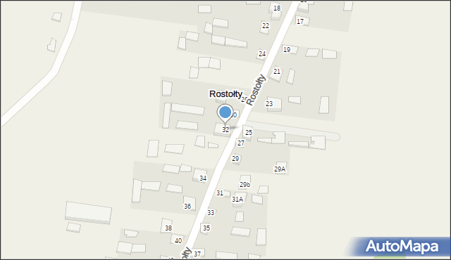 Rostołty, Rostołty, 32, mapa Rostołty