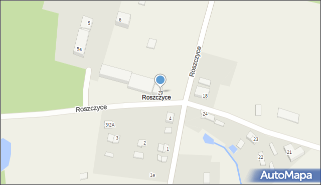 Roszczyce, Roszczyce, 29, mapa Roszczyce