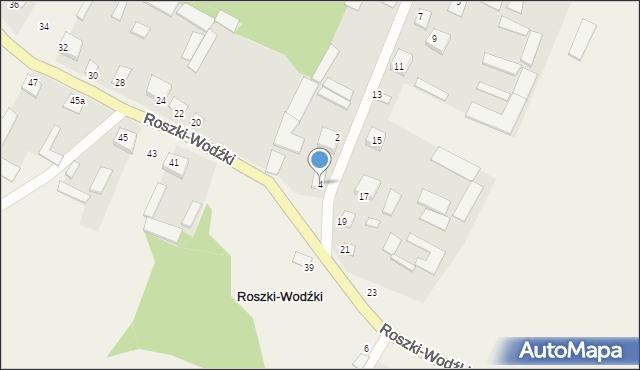 Roszki-Wodźki, Roszki-Wodźki, 4, mapa Roszki-Wodźki
