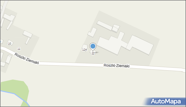 Roszki-Ziemaki, Roszki-Ziemaki, 12, mapa Roszki-Ziemaki