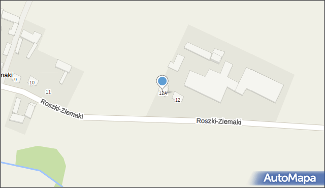 Roszki-Ziemaki, Roszki-Ziemaki, 12A, mapa Roszki-Ziemaki