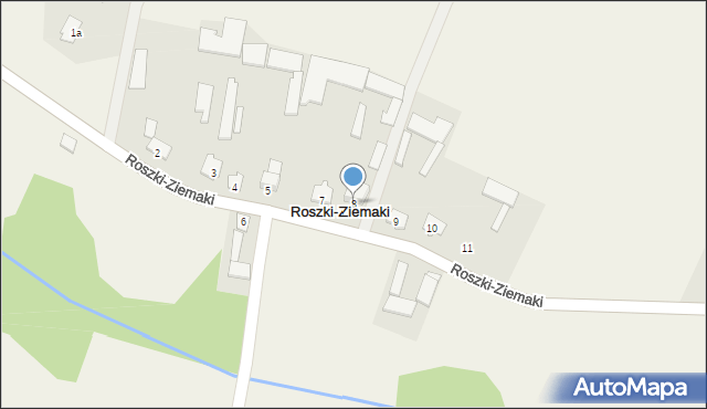 Roszki-Ziemaki, Roszki-Ziemaki, 8, mapa Roszki-Ziemaki