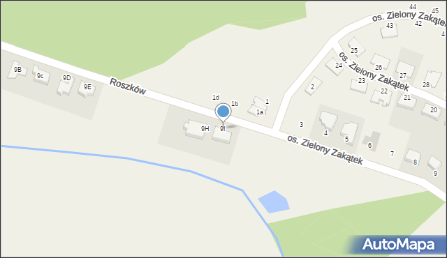 Roszków, Roszków, 9I, mapa Roszków
