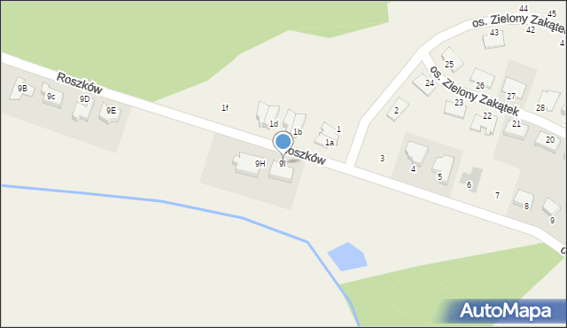 Roszków, Roszków, 9I, mapa Roszków