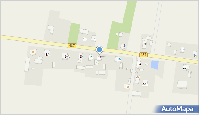 Roszkowice, Roszkowice, 14, mapa Roszkowice