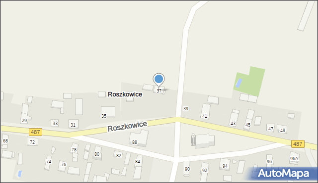 Roszkowice, Roszkowice, 37, mapa Roszkowice