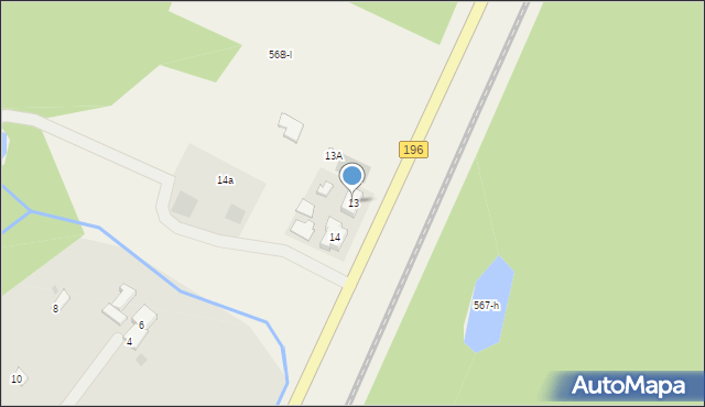 Roszkówko, Roszkówko, 13, mapa Roszkówko