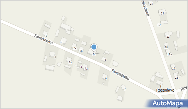 Roszkówko, Roszkówko, 2c, mapa Roszkówko