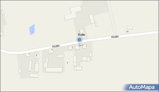 Rotki, Rotki, 2A, mapa Rotki