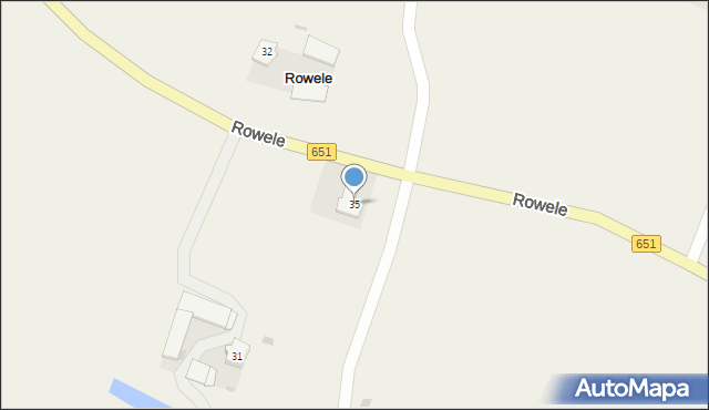 Rowele, Rowele, 35, mapa Rowele