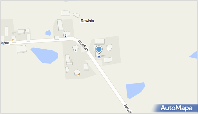 Rowista, Rowista, 5a, mapa Rowista