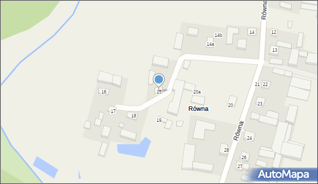 Równa, Równa, 15, mapa Równa