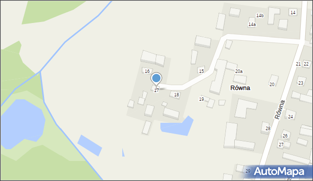 Równa, Równa, 17, mapa Równa