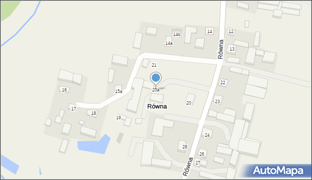 Równa, Równa, 20a, mapa Równa