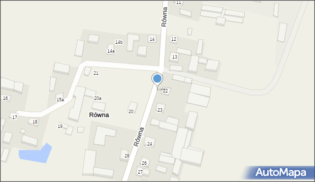 Równa, Równa, 21, mapa Równa