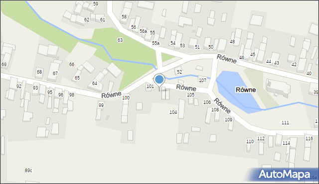 Równe, Równe, 102, mapa Równe