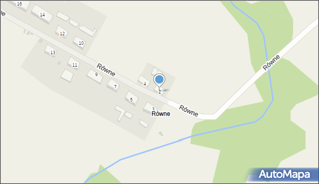 Równe, Równe, 2, mapa Równe