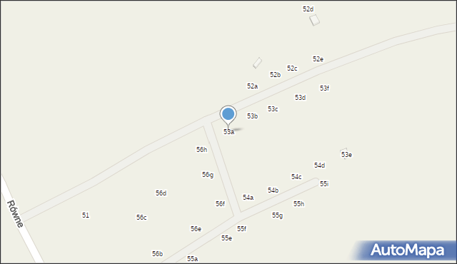 Równe, Równe, 53a, mapa Równe