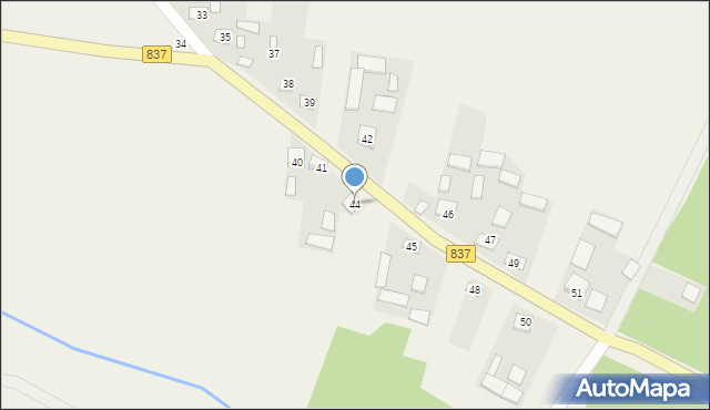 Równianki, Równianki, 44, mapa Równianki