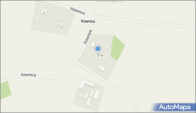 Równica, Równica, 3, mapa Równica