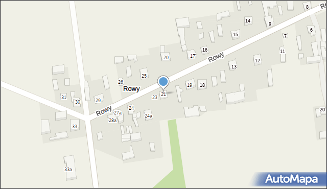 Rowy, Rowy, 21, mapa Rowy