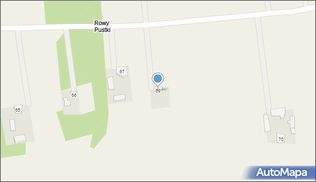 Rowy, Rowy, 69, mapa Rowy