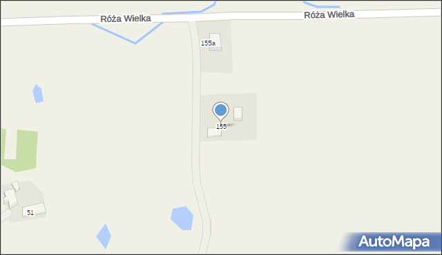 Róża Wielka, Róża Wielka, 155, mapa Róża Wielka