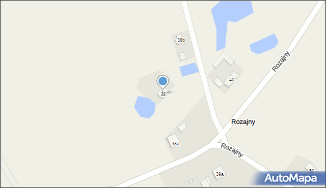 Rozajny, Rozajny, 38, mapa Rozajny